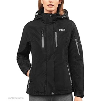 Foxelli Women’s Hiking Jacket – Lightweight Waterproof Rain Jacket for Women