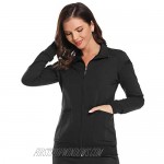 JEYONG Women's Zip Up Warm-up Jacket