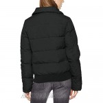 Royal Matrix Women's Down Bomber Jackets Winter Thickened Puffer Coat with Hood