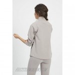 Satva Women's Super Soft Organic Cotton Full Zip Jacket Sweatshirt -GIRI JACKET
