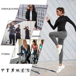 TrainingGirl Women Full Zip Workout Sports Jackets Slim Fit Long Sleeve Yoga Track Hoodie Thumb Hole Athletic Running Jackets