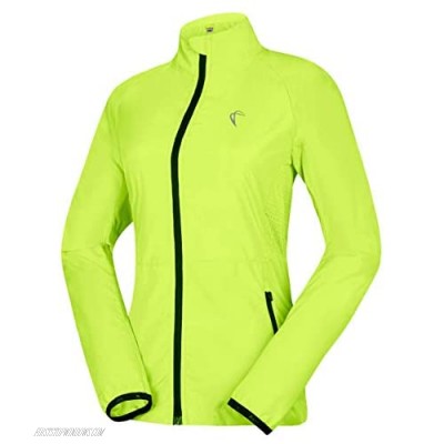 Women's Packable Windbreaker Jacket Resistant Convertible Cycling Running Jacket Lightweight Windproof Water