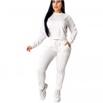 OLUOLIN 2 Piece Outfits for Women Sweatshirt Tracksuits - Casual Pullover and Pants Jogging Suits