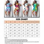 Shorts Set for Women Two Piece Outfits- Summer Tie Dye Print T-Shirts + Skinny Pants Jogger Tracksuit Sets