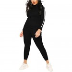 Sweat Suits for Women Set - Casual Long Sleeve Pullover Tops and Pants Sets