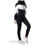 Top-Vigor Womens Sweatsuits Set Long Sleeve Hoodie and Bodycon Pants Jogging Suit Tracksuit for Women Ladies Sportswear