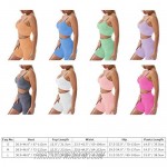 Women Seamless Workout Sets 2 Piece Yoga Outfits Tummy Control High Waist Leggings with Sport Bra Tracksuit Gym Clothes