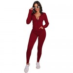 Women’s 2 Piece Outfits Sweatsuits Long Sleeve Pullover Sweatshirts Skinny Long Pants Tracksuit Set