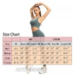 Women's 2 Piece Workout Yoga Sets-Seamles Snow Wash High Waist Legging and Padded Sports Bra Outfits Gym Tracksuits