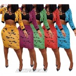 Women's Sexy Tie Dyed 2 Piece Outfits Sleeveless Tank Top + Bodycon Skirts Set Club Dress