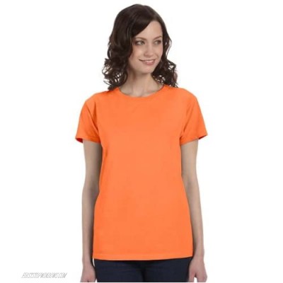 Authentic Pigment 5.6 oz. Pigment-Dyed & Direct-Dyed Ringspun T-Shirt (1977) Neon Orange XL