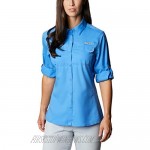 Columbia Women's PFG Lo Drag Long Sleeve Shirt Harbor Blue X-Small