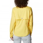 Columbia Women's PFG Tamiami II Long Sleeve Shirt UV Sun Protection Moisture Wicking Fabric Sun Glow 2X Plus