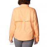 Columbia Women's PFG Tamiami II Long Sleeve Shirt UV Sun Protection Moisture Wicking Fabric Bright Nectar Small