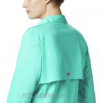 Columbia Women's Pfg Tamiami Ii Long Sleeve Shirt Uv Sun Protection Moisture Wicking Fabric