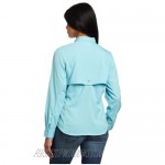 Columbia Women's Plus-Size Tamiami II Long Sleeve Shirt - XX-Large - Clear Blue