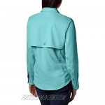 Columbia Women's Plus-Size Tamiami II Long Sleeve Shirt - XX-Large - Clear Blue