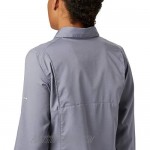 Columbia Women's Silver Ridge Lite Plaid Long Sleeve Wicking Shirt New Moon X-Large