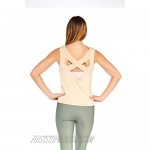 Electric Yoga X Electric Tank Top - Features Evil Eye Print at Front & Criss Cross Back - Luxurious & Ultra Soft