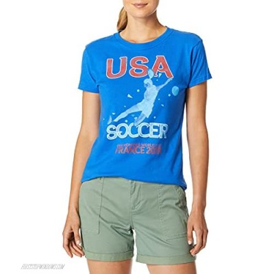 Fifth Sun Women's Standard Officially Licensed FIFA Us Shooter Junior's Crew Tee
