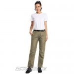 Aiegernle Women's Outdoor Quick Dry Lightweight Hiking Fishing Pants Casual Cargo Pants with Multiple Pockets