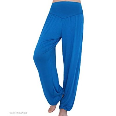 Artfish Women Loose Baggy Pajamas Casual PJs Palazzo Lounge Workout Harem Yoga Pants