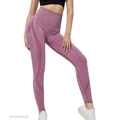 Bestshe Women's High Waisted Tummy Control Yoga Legging Stretch Workout Athelic Pants