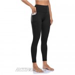 BINSTERAIN Women's 22% Spandex High Waisted Yoga Leggings Workout Capri Tummy Control Yoga Pants with Pocket