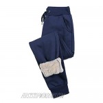 Gihuo Women's Sherpa Fleece Lined Sweatpants Tapered Track Pants Joggers