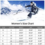KESSER Women's Hiking Pants Outdoor Waterproof Windproof Skiing Climbing Skiing Winter Warm Fleece Softshell Snow Pants