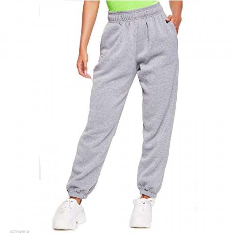 Ma.Lina.Ann Women's Sweatpants Active Loose Light Weight High Waist Athletic Trackpants with Pocket Workout Lounge Wear