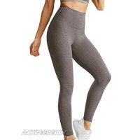 READYPARD Women's Workout Leggings with High Waisted Inner Pocket Tummy Control 7/8 Pattern Yoga Pants