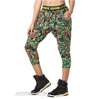 Zumba Activewear Dance Capri Sweatpants Loose Fit Gym Workout Pants for Women