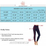 AS ROSE RICH Workout Leggings for Women - Yoga Pants - High Waisted Leggings