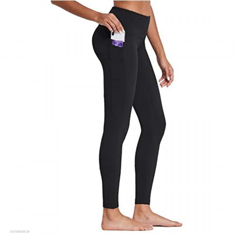 BALEAF Women's 25 / 28 Leggings Athletic Yoga Hiking Workout Pants Ankle 7/8 Leggings Inner Pocket Non See-Through Fabric