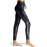 Chilomate Women's High Waist Yoga Pants with Pockets Tummy Control Workout Yoga Leggings P71