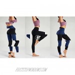 Haloumoning Womens High Waist Yoga Pants with Pockets Tummy Control Workout Stretch Leggings