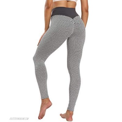 makroyl Butt Lifting Anti Cellulite Sexy Leggings for Women High Waisted Yoga Pants Workout Tummy Control Sport Tights
