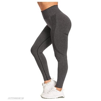makroyl Women Seamless Leggings High Waist Workout Gym Tight Leggings Yoga Pants Tummy Control Sports Compression Tights