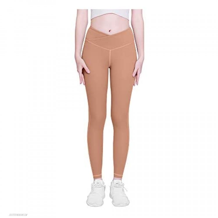 RILISCION High Waisted Yoga Pants Seamless Tummy Control Athletic Workout Leggings for Women