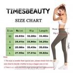 TimesBeauty Workout Leggings for Women Tummy Control High Waist Yoga Pants 4 Way Stretch Gym Fitness Running Clothes
