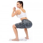 AUU High Waist Yoga Shorts Workout Running Athletic Non See-Through Yoga Pants