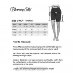 Blooming Jelly Womens High Waisted Biker Shorts Yoga Shorts Workout Athletic Running Short Leggings