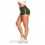 Booty Shorts for Women Yoga Pants High Waist Tummy Control Ruched Hot Running Workout Sports Shorts