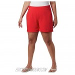 Columbia Women's Slack Water Woven Short Red Lily X-Large