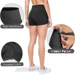 CTHH Workout Yoga Shorts for Women with Hidden Pocket High Waisted Running Athletic Biker Women‘s Shorts
