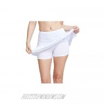 Lghxlxry Women's Athletic Golf Skirt Tennis Skort Lightweight Workout Running Shorts with Pockets