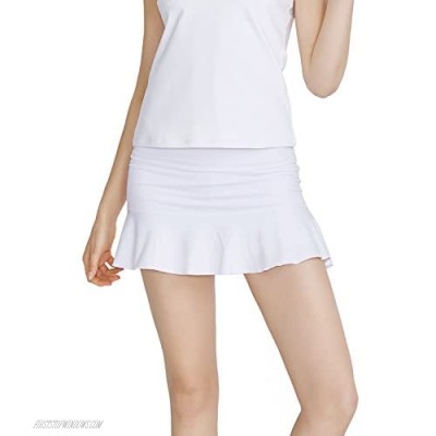 Meja Women's Active Athletic Skort Lightweight Skirt with Shorts for Running Tennis Golf