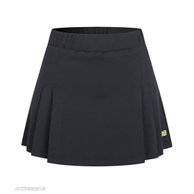 Miqieer Women's Golf Skort Tennis Running Skirt with Shorts Inner Sports Running Tennis Golf Workout Casual Gym