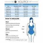Holipick Women's Criss Cross Wrap Bikini Top Bandage Halter Push Up Swimsuit Tops